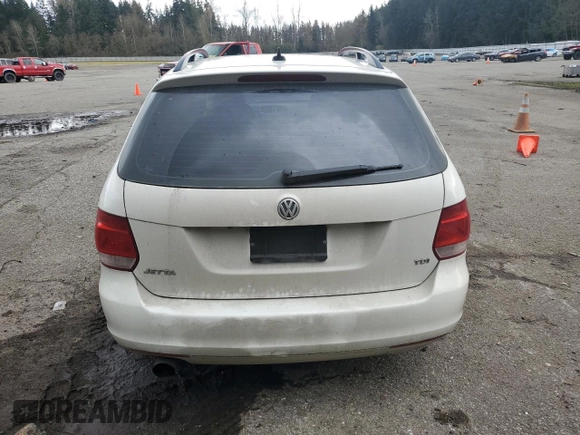 2012 Volkswagen Jetta SportWagen TDI with VIN 3VWPL7AJ8CM668732, listed as a Copart auction lot 50216775 with 133,333 mi miles and Salvage Title. Bid and sale history available at carsss.com. Image 6.