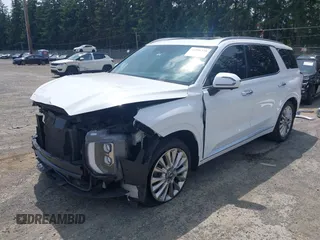 2020 Hyundai Palisade Limited with VIN KM8R5DHE9LU074994, listed as a IAAI auction lot 42596378 with 71,726 mi miles and . Bid and sale history available at DreamBid. Image 2.