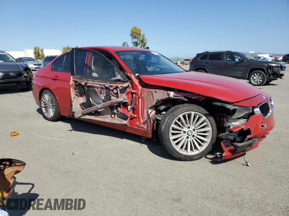 2013 BMW 3 Series 328i with VIN WBA3C1G57DNR47232, listed as a Copart auction lot 52994145 with 103,929 mi miles and Salvage Title. Bid and sale history available at carsss.com. Image 4.