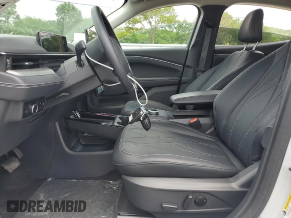 2023 Ford Mustang Mach-E Select with VIN 3FMTK1R49PMA99049, listed as a Copart auction lot 61630355 with 9,691 mi miles and Salvage title. Bid and sale history available at DreamBid. Image 7.