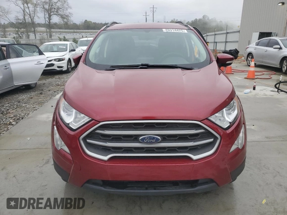 2021 Ford EcoSport SE with VIN MAJ3S2GE2MC447542, listed as a Copart auction lot 49314425 with 60,979 mi miles and Salvage Title. Bid and sale history available at DreamBid. Image 5.