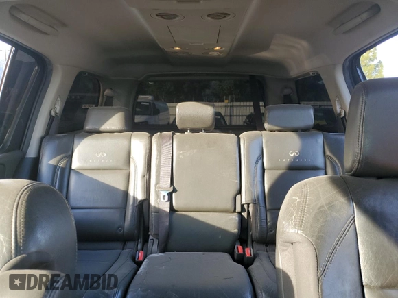 2004 Infiniti QX56 with VIN 5N3AA08A44N811844, listed as a Copart auction lot 81767923 with 224,847 mi miles and Salvage Title. Bid and sale history available at carsss.com. Image 10.