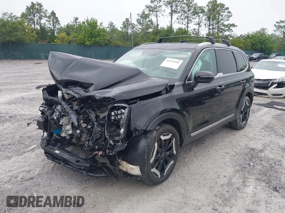 2023 Kia Telluride EX with VIN 5XYP34GC9PG339972, listed as a IAAI auction lot 42212326 with 41,083 mi miles and . Bid and sale history available at DreamBid. Image 2.