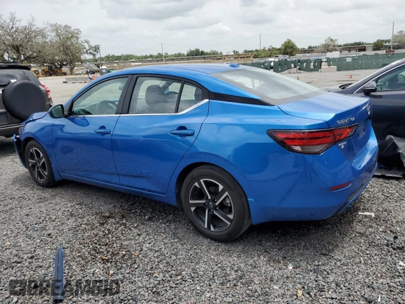 2024 Nissan Sentra SV with VIN 3N1AB8CV6RY313645, listed as a Copart auction lot 59614685 with 12,296 mi miles and Salvage title. Bid and sale history available at DreamBid. Image 2.