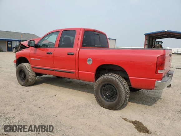 2005 Dodge Ram 2500 SLT with VIN 3D7KS28CX5G794964, listed as a Copart auction lot 64905044 with 187,946 mi miles and Clean Title. Bid and sale history available at carsss.com. Image 2.