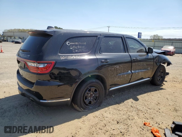 2022 Dodge Durango Pursuit with VIN 1C4RDJFG0NC184528, listed as a Copart auction lot 50624175 with Not provided miles and Salvage title. Bid and sale history available at DreamBid. Image 3.