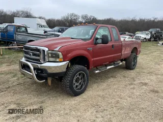 2000 Ford F-250 XL with VIN 1FTNX21S6YEC84441, listed as a Copart auction lot 44219505 with 163,757 mi miles and Clean title. Bid and sale history available at DreamBid. Image 2.