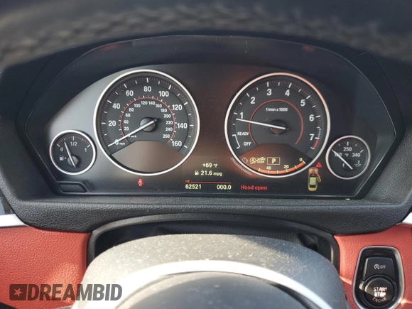 2019 BMW 4 Series 430i with VIN WBA4W3C56KAF93515, listed as a Copart auction lot 84089804 with 62,521 mi miles and Salvage Title. Bid and sale history available at carsss.com. Image 9.