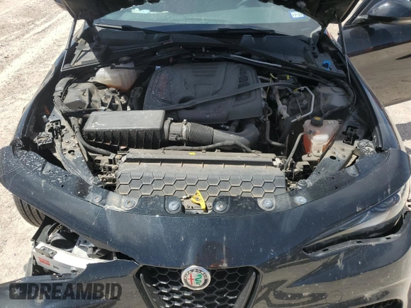 2022 Alfa Romeo Giulia Ti with VIN ZARFAMBNXN7665158, listed as a Copart auction lot 67819884 with 0 mi miles and Salvage Title. Bid and sale history available at carsss.com. Image 11.
