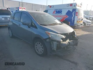 2015 Nissan Note SV with VIN 3N1CE2CP9FL374382, listed as a IAAI auction lot 41851913 with 201,823 mi miles and . Bid and sale history available at DreamBid. Image 1.