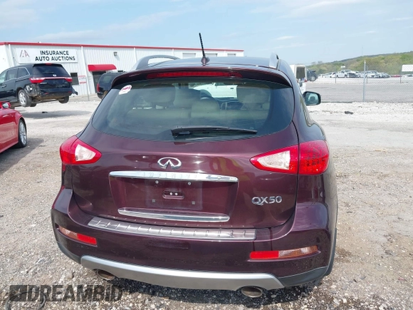 2017 Infiniti QX50 with VIN JN1BJ0RP4HM385690, listed as a IAAI auction lot 42027537 with 155,410 mi miles. Bid and sale history available at carsss.com. Image 16.