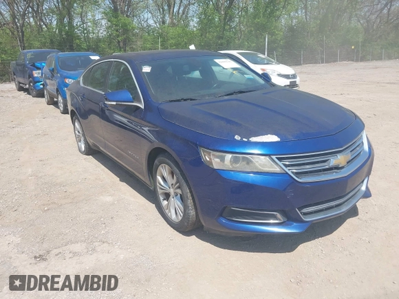 2014 Chevrolet Impala LT with VIN 1G1115SL3EU109535, listed as a IAAI auction lot 42099118 with 120,295 mi miles and . Bid and sale history available at DreamBid. Image 1.