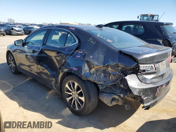 2016 Acura TLX with VIN 19UUB1F30GA012366, listed as a Copart auction lot 45647285 with 158,104 mi miles and Salvage Title. Bid and sale history available at carsss.com. Image 2.