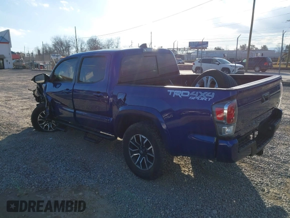 2023 Toyota Tacoma 4WD SR with VIN 3TYCZ5AN1PT119133, listed as a IAAI auction lot 41574906 with 19,887 mi miles. Bid and sale history available at carsss.com. Image 3.