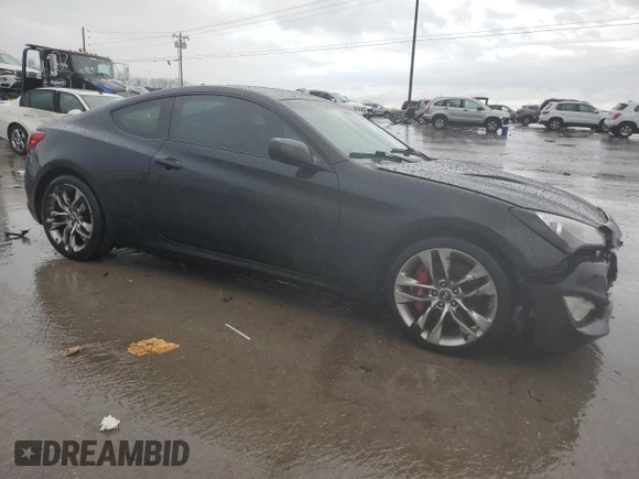 2014 Hyundai Genesis Coupe 2.0T with VIN KMHHT6KD1EU116459, listed as a Copart auction lot 86308684 with 126,492 mi miles and Salvage title. Bid and sale history available at DreamBid. Image 4.