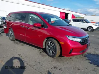2024 Honda Odyssey Touring with VIN 5FNRL6H85RB074041, listed as a IAAI auction lot 41547119 with 7,142 mi miles. Bid and sale history available at carsss.com. Image 1.