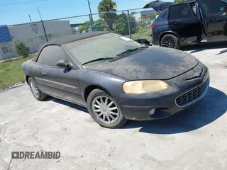 2002 Chrysler Sebring Limited with VIN 1C3EL65R42N127223, listed as a IAAI auction lot 41875323 with 139,802 mi miles and . Bid and sale history available at DreamBid. Image 1.
