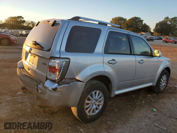 2010 Mercury Mariner Premier with VIN 4M2CN9HG6AKJ00320, listed as a Copart auction lot 77432934 with 201,699 mi miles and Salvage Title. Bid and sale history available at carsss.com. Image 3.