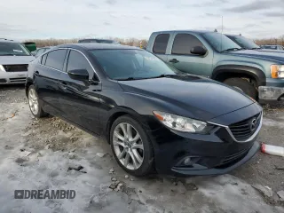 2016 Mazda Mazda6 i Touring with VIN JM1GJ1V55G1449264, listed as a Copart auction lot 88736185 with 91,560 mi miles and Salvage Title. Bid and sale history available at carsss.com. Image 4.