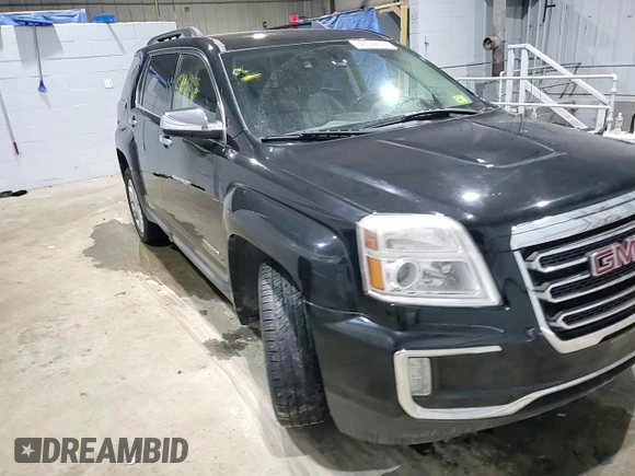 2017 GMC Terrain SLT with VIN 2GKFLUEK4H6310694, listed as a Copart auction lot 46042645 with 106,840 mi miles and Salvage Title. Bid and sale history available at DreamBid. Image 11.