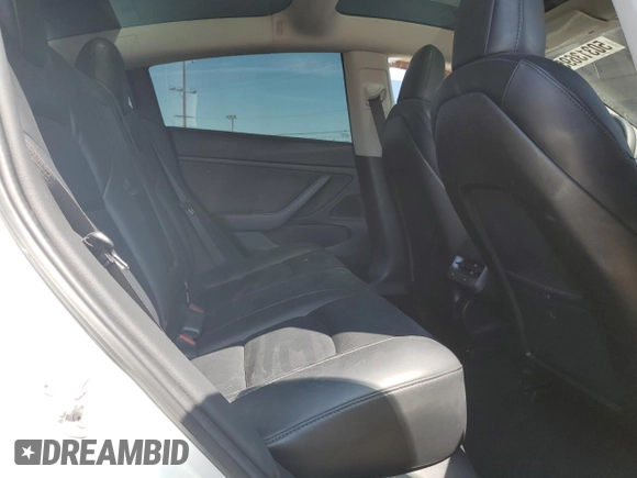 2019 Tesla Model 3 Mid Range with VIN 5YJ3E1EA0KF466585, listed as a Copart auction lot 50313695 with 70,703 mi miles and Salvage Title. Bid and sale history available at carsss.com. Image 10.