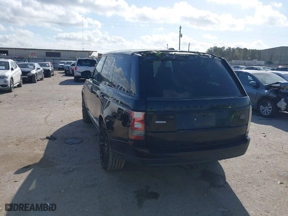 2015 Land Rover Range Rover Supercharged with VIN SALGS2TF8FA225962, listed as a IAAI auction lot 41757065 with 123,590 mi miles. Bid and sale history available at carsss.com. Image 3.