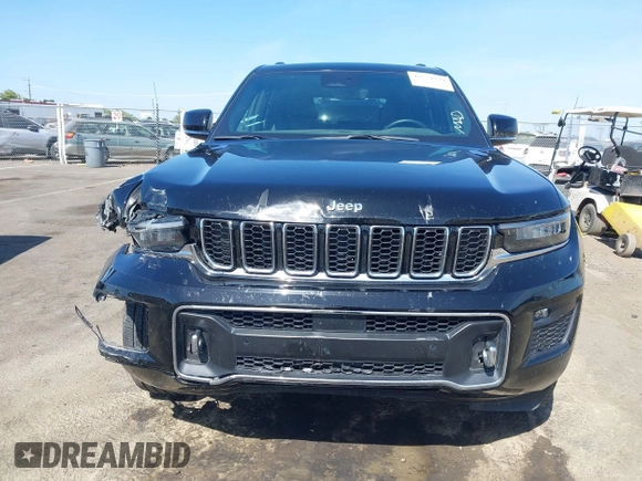 2022 Jeep Grand Cherokee Overland with VIN 1C4RJHDG1N8623744, listed as a IAAI auction lot 42554279 with 27,762 mi miles and . Bid and sale history available at DreamBid. Image 12.