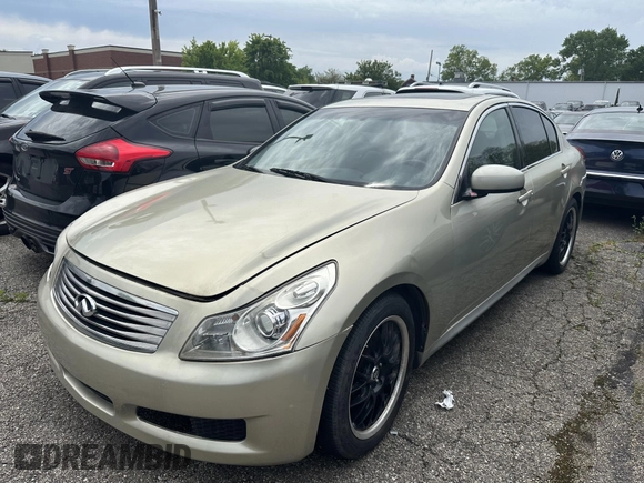 2007 Infiniti G35 Sedan Journey with VIN JNKBV61E47M704601, listed as a IAAI auction lot 42076694 with 148,667 mi miles. Bid and sale history available at carsss.com. Image 2.