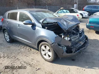 2013 Kia Sportage LX with VIN KNDPBCA2XD7428262, listed as a IAAI auction lot 41793737 with 82,853 mi miles and . Bid and sale history available at DreamBid. Image 1.