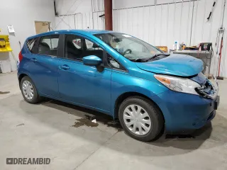 2015 Nissan Versa Note SV with VIN 3N1CE2CP2FL356743, listed as a Copart auction lot 77458164 with 77,571 mi miles and Salvage Title. Bid and sale history available at carsss.com. Image 4.