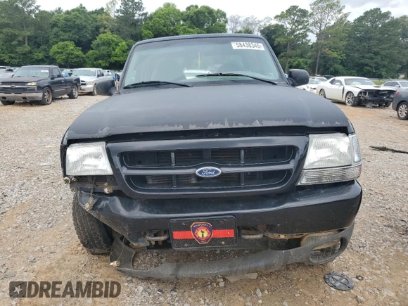 2000 Ford Ranger XLT with VIN 1FTZR15X4YPA74632, listed as a Copart auction lot 58438345 with 139,703 mi miles and Salvage title. Bid and sale history available at DreamBid. Image 5.