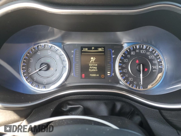 2016 Chrysler 200 Limited with VIN 1C3CCCAB3GN132239, listed as a Copart auction lot 50150415 with 70,268 mi miles and Salvage Title. Bid and sale history available at DreamBid. Image 9.