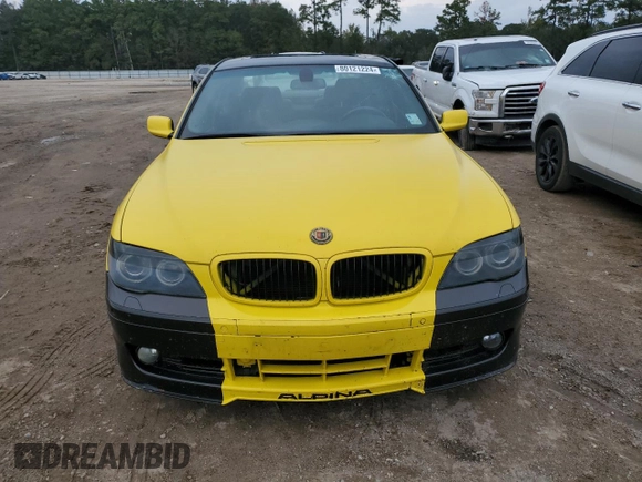 2008 BMW 7 Series 750i with VIN WBAHL83598DT89674, listed as a Copart auction lot 80121224 with 176,601 mi miles and Salvage Title. Bid and sale history available at DreamBid. Image 5.
