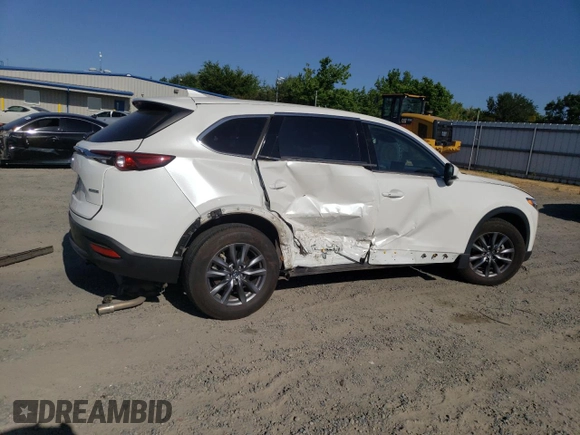 2020 Mazda CX-9 Touring with VIN JM3TCBCY8L0417315, listed as a Copart auction lot 58526135 with 56,250 mi miles and Salvage title. Bid and sale history available at DreamBid. Image 3.