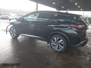 2021 Nissan Murano SL with VIN 5N1AZ2CJXMC123492, listed as a IAAI auction lot 41733487 with 33,958 mi miles. Bid and sale history available at carsss.com. Image 3.