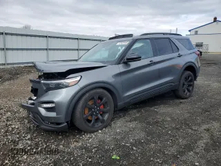 2024 Ford Explorer ST with VIN 1FM5K8GC9RGA21167, listed as a Copart auction lot 47937345 with 0 mi miles and Salvage Title. Bid and sale history available at carsss.com. Image 1.