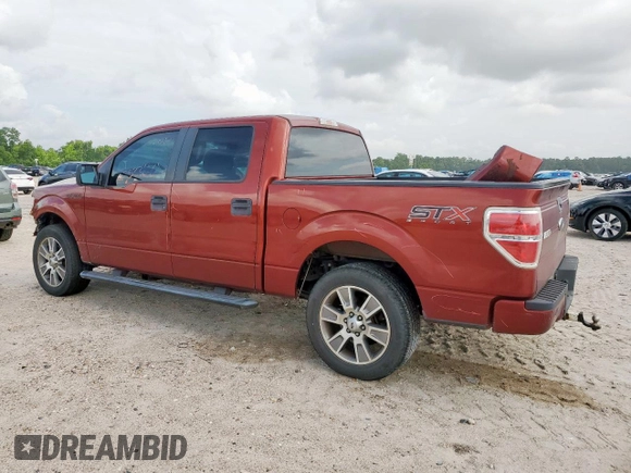 2014 Ford F-150 XL with VIN 1FTFW1CF8EKF36575, listed as a Copart auction lot 63523875 with 182,600 mi miles and Salvage title. Bid and sale history available at DreamBid. Image 2.
