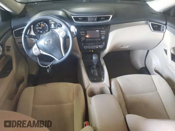 2016 Nissan Rogue S with VIN KNMAT2MT7GP621099, listed as a Copart auction lot 54952795 with 153,300 mi miles and Clean Title. Bid and sale history available at carsss.com. Image 8.