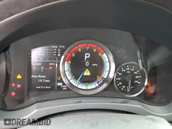 2023 Lexus RC F with VIN JTHDP5BC9P5008837, listed as a Copart auction lot 63483635 with 5,908 mi miles and Salvage title. Bid and sale history available at DreamBid. Image 9.