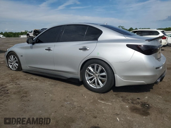2017 Infiniti Q50 Signature Edition с VIN JN1EV7AR1HM831222, выставлен на аукционе Copart как лот 56303285 с пробегом 107 585 миль миль и Списание • Salvage title. История ставок и продаж доступна на DreamBid. Изображение 2.