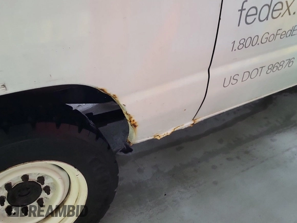 2010 Ford Econoline Cargo Commercial with VIN 1FTNE1EW1ADA90764, listed as a IAAI auction lot 42608095 with 146,335 mi miles and . Bid and sale history available at DreamBid. Image 3.