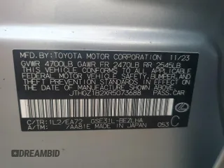 2024 Lexus IS 350 F Sport with VIN JTHGZ1B2XR5073688, listed as a Copart auction lot 73684924 with Not provided miles and Salvage title. Bid and sale history available at DreamBid. Image 13.