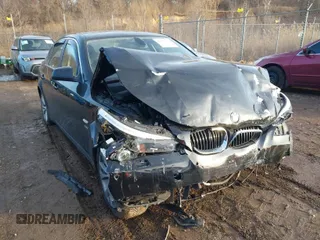 2010 BMW 5 Series 535i xDrive with VIN WBANV9C51AC391305, listed as a IAAI auction lot 41533185 with 1 mi miles. Bid and sale history available at carsss.com. Image 1.