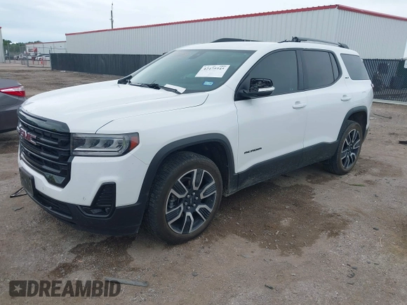 2021 GMC Acadia SLT with VIN 1GKKNMLS3MZ176996, listed as a IAAI auction lot 42475945 with 82,571 mi miles and . Bid and sale history available at DreamBid. Image 17.