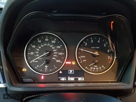 2017 BMW X1 sDrive28i with VIN WBXHU7C37H5H34418, listed as a Copart auction lot 47982795 with 67,980 mi miles and Salvage Title. Bid and sale history available at carsss.com. Image 9.