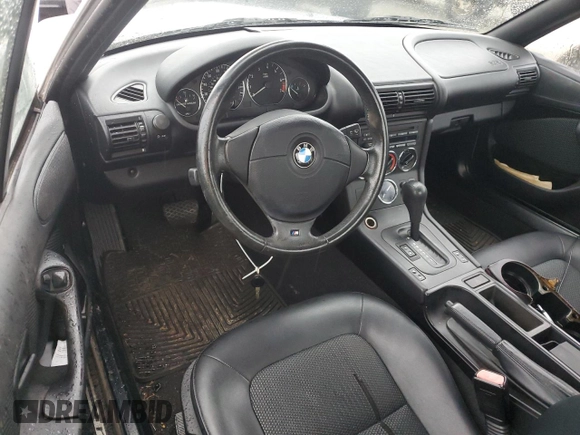 2000 BMW Z3 2.5L with VIN 4USCH9347YLG04144, listed as a Copart auction lot 44942045 with 92,272 mi miles and Clean Title. Bid and sale history available at carsss.com. Image 8.