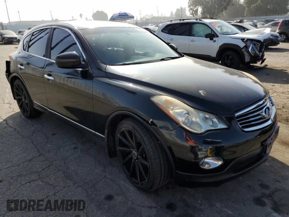 2013 Infiniti EX Journey with VIN JN1BJ0HP0DM430359, listed as a Copart auction lot 75567054 with 96,813 mi miles and Salvage title. Bid and sale history available at DreamBid. Image 4.