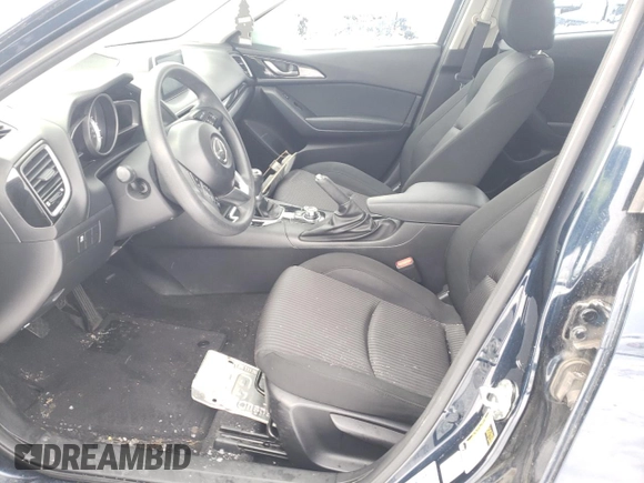 2014 Mazda 3 i Touring with VIN JM1BM1L72E1126437, listed as a Copart auction lot 85980494 with 105,853 mi miles and Salvage Title. Bid and sale history available at DreamBid. Image 7.