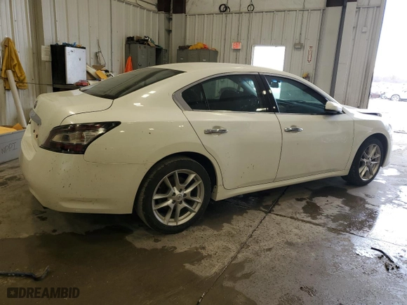 2013 Nissan Maxima 3.5 S with VIN 1N4AA5APXDC801409, listed as a Copart auction lot 51777725 with 176,787 mi miles and Non Repairable. Bid and sale history available at carsss.com. Image 3.