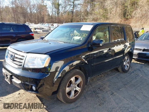 2013 Honda Pilot EX-L with VIN 5FNYF4H5XDB056818, listed as a IAAI auction lot 41485510 with 176,640 mi miles. Bid and sale history available at carsss.com. Image 2.